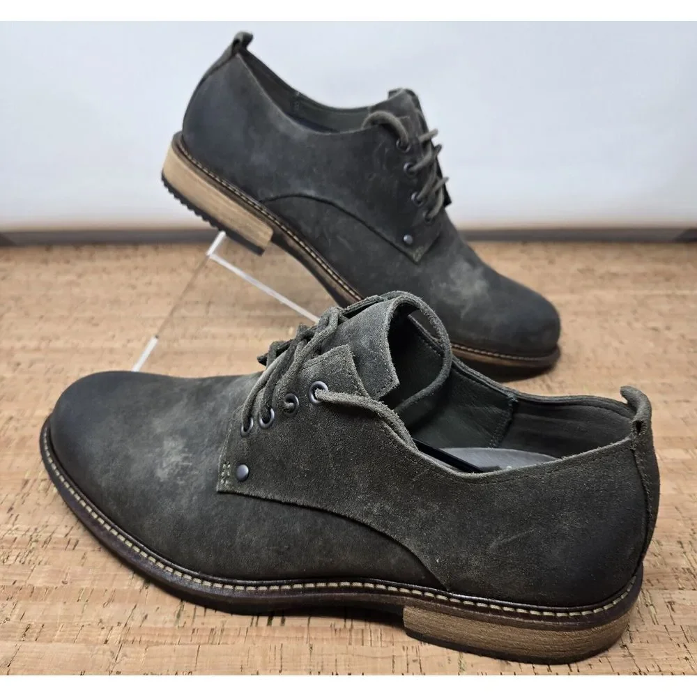 Ecco Kenton Shoes‎ Mens 7-7.5 EU41 Dress Office Casual Tarmac